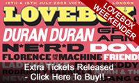 Lovebox Weekender - Extra Tickets Released!!