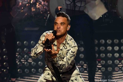 Robbie Williams in concert for The Apple Music Festival at The Roundhouse, Camden, London, UK -25th September 2016