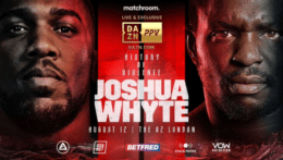 Anthony Joshua vs Dillian Whyte london
