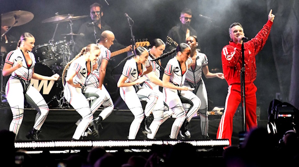 come together festival robbie williams