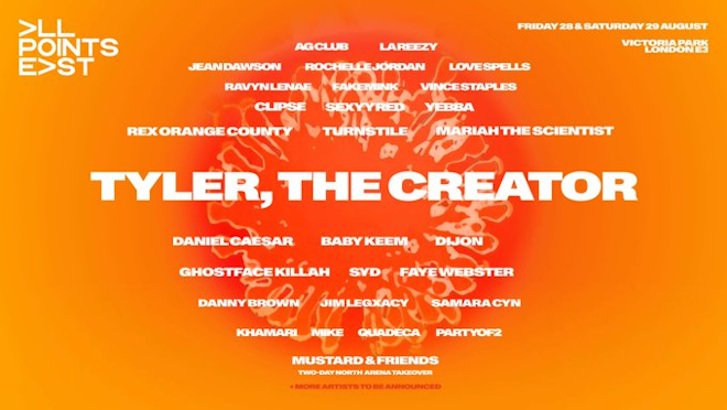 tyler the creator all points east